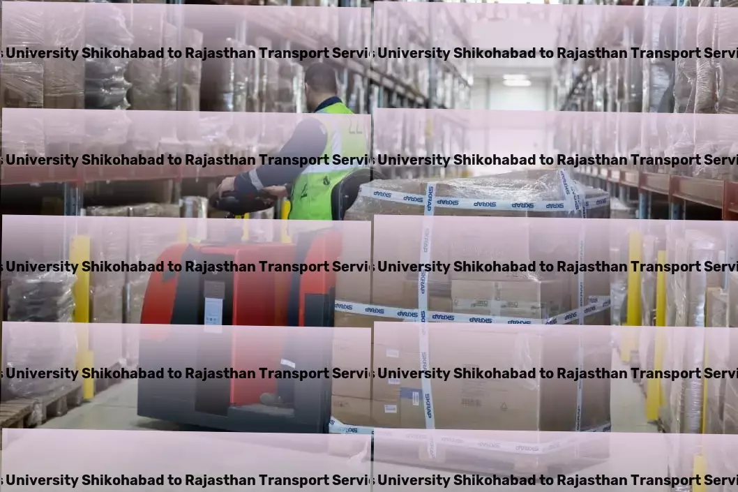 Js University Shikohabad to Rajasthan Transport From coast to coast: Transporting India's goods effortlessly! - Multi-modal transport