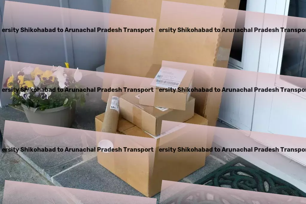 Js University Shikohabad to Arunachal Pradesh Transport Expertise in logistics that you can trust! - Bulk cargo movers