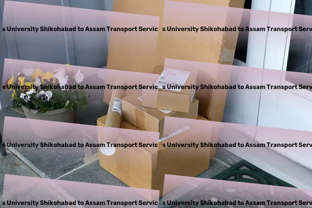 Js University Shikohabad to Assam Transport Direct bulk shipment