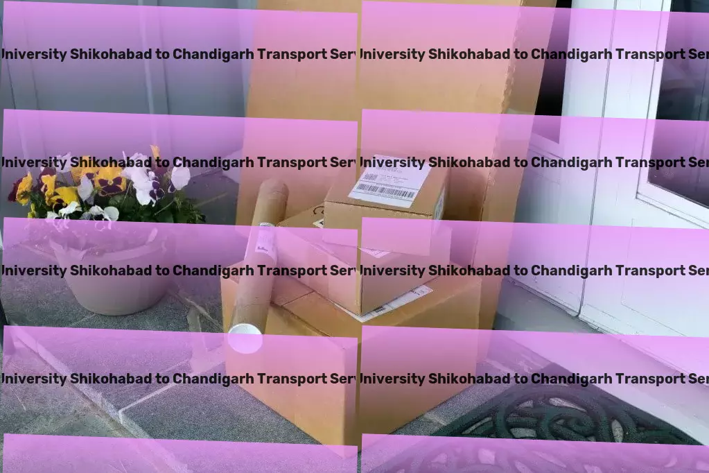 Js University Shikohabad to Chandigarh Transport Specialized freight logistics