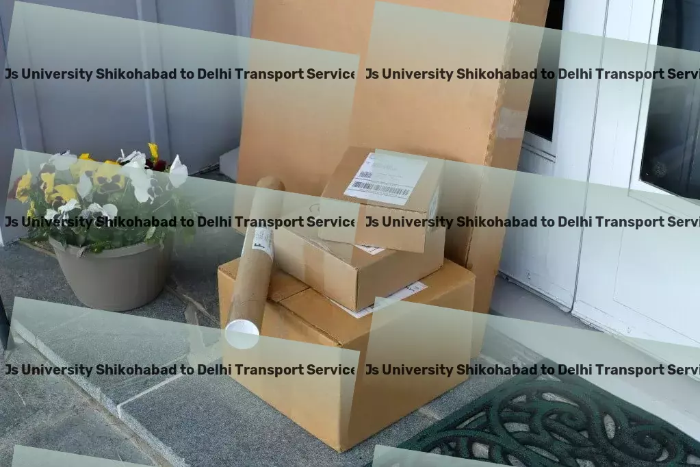 Js University Shikohabad to Delhi Transport Nationwide trucking services