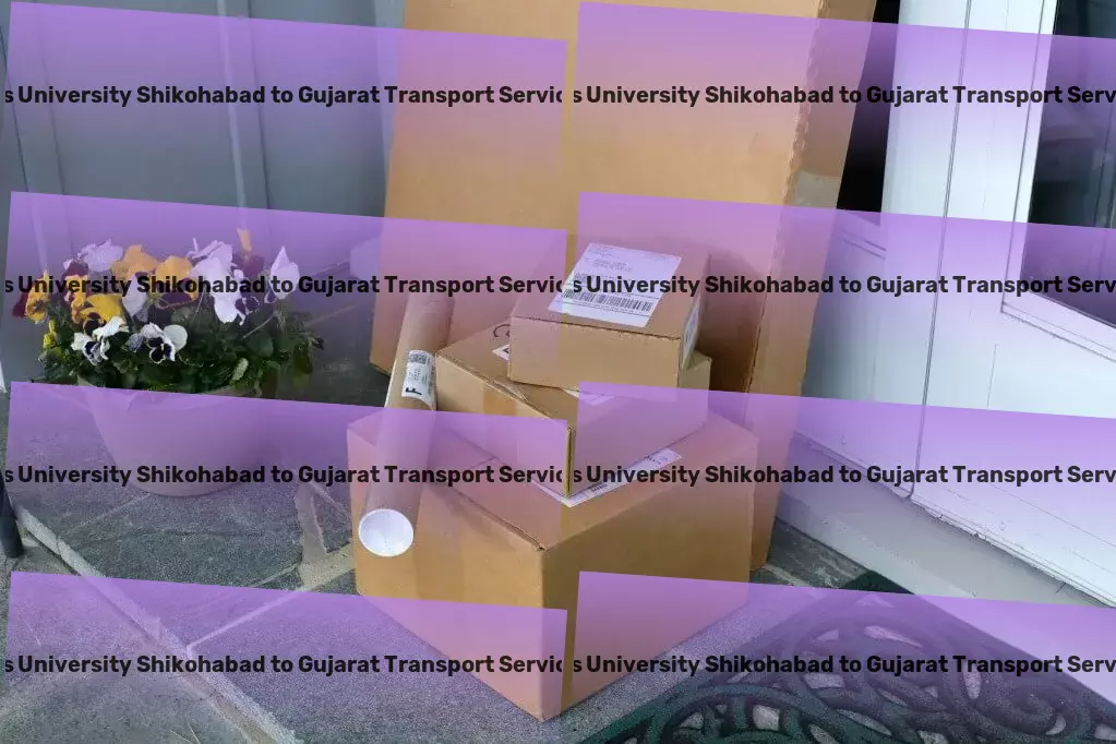 Js University Shikohabad to Gujarat Transport Strategic transport solutions for modern India. - Long-distance freight forwarding