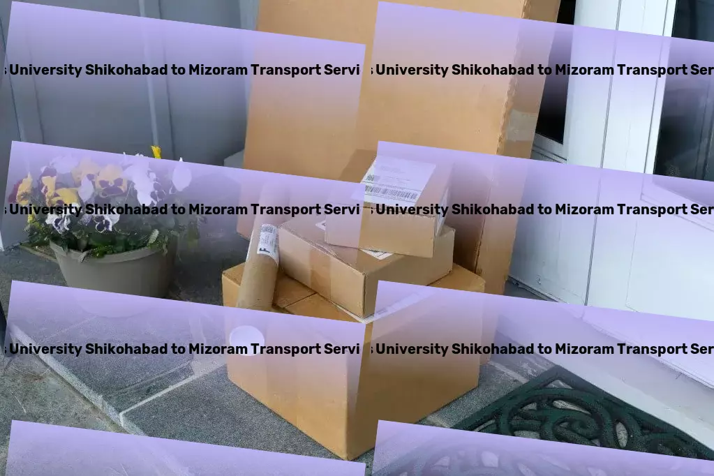 Js University Shikohabad to Mizoram Transport Advanced transport operations