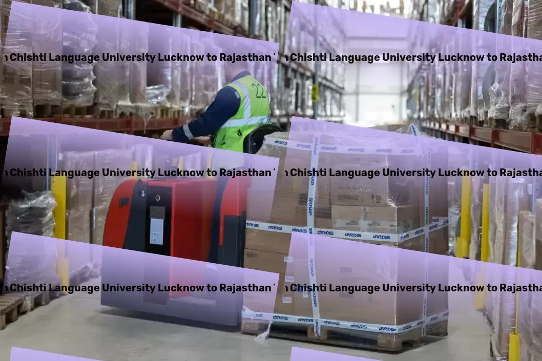 Khwaja Moinuddin Chishti Language University Lucknow to Rajasthan Transport Your trusted advisor in navigating logistics challenges. - Major logistics provider