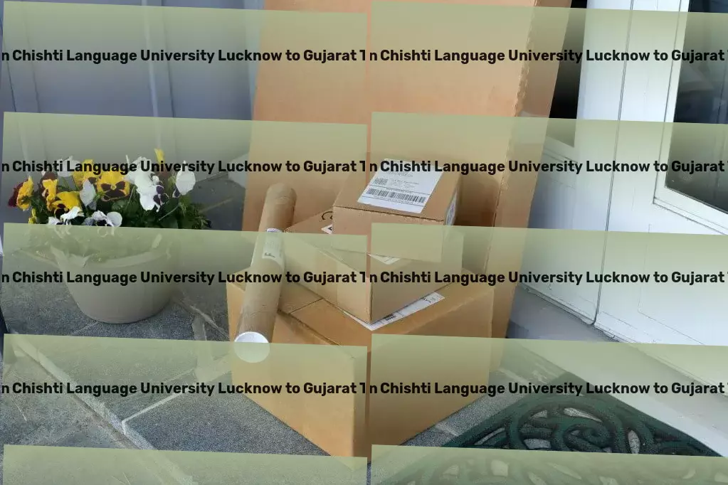 Khwaja Moinuddin Chishti Language University Lucknow to Gujarat Transport Navigating India's logistic challenges effortlessly! - Courier and parcel services