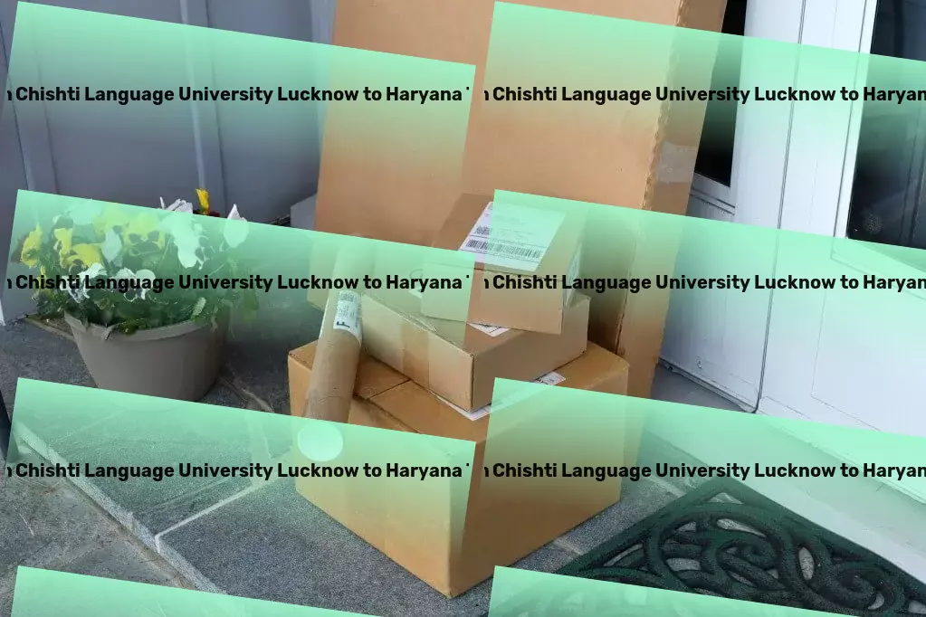 Khwaja Moinuddin Chishti Language University Lucknow to Haryana Transport High-capacity moving and shipment