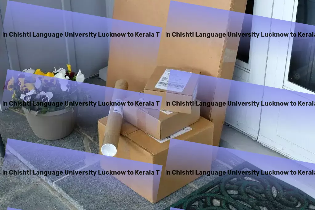 Khwaja Moinuddin Chishti Language University Lucknow to Kerala Transport Multi-city goods shipment