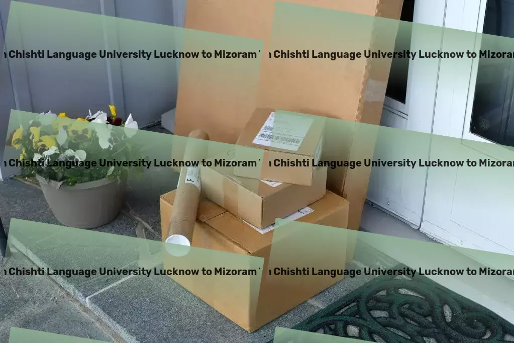 Khwaja Moinuddin Chishti Language University Lucknow to Mizoram Transport Citywide goods shipment solutions