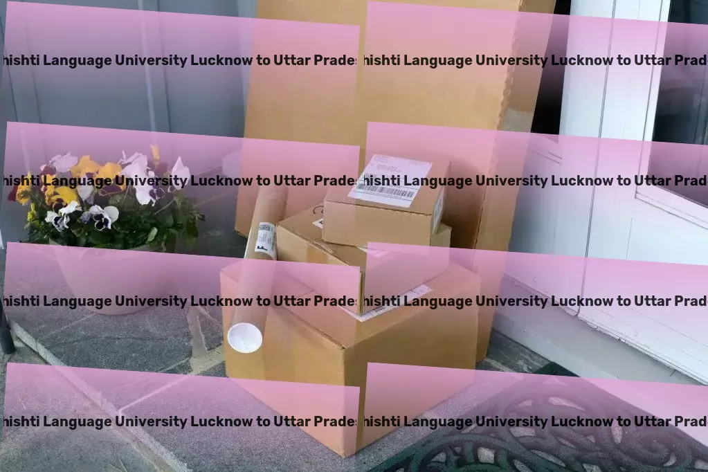 Khwaja Moinuddin Chishti Language University Lucknow to Uttar Pradesh Transport Household goods shipping