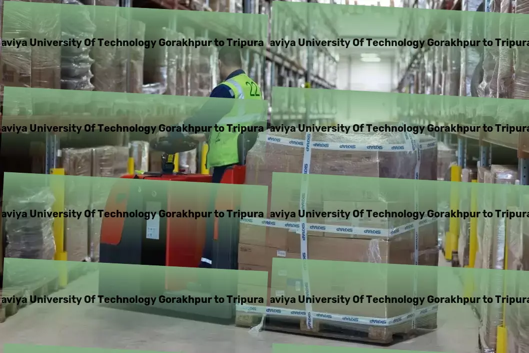 Madan Mohan Malaviya University Of Technology Gorakhpur to Tripura Transport Heavy goods logistics