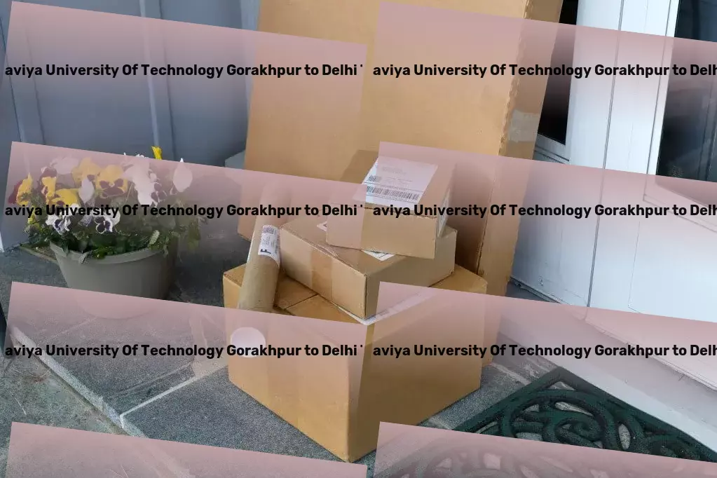 Madan Mohan Malaviya University Of Technology Gorakhpur to Delhi Transport Freight booking online