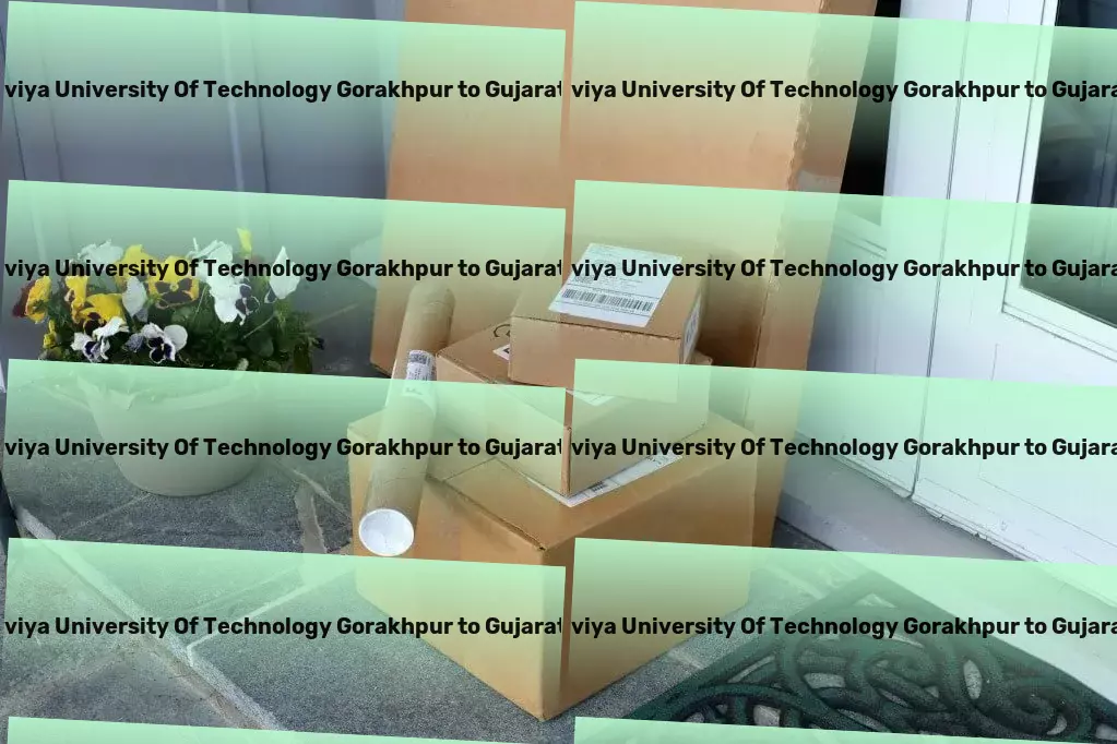 Madan Mohan Malaviya University Of Technology Gorakhpur to Gujarat Transport Efficient goods shipment solutions