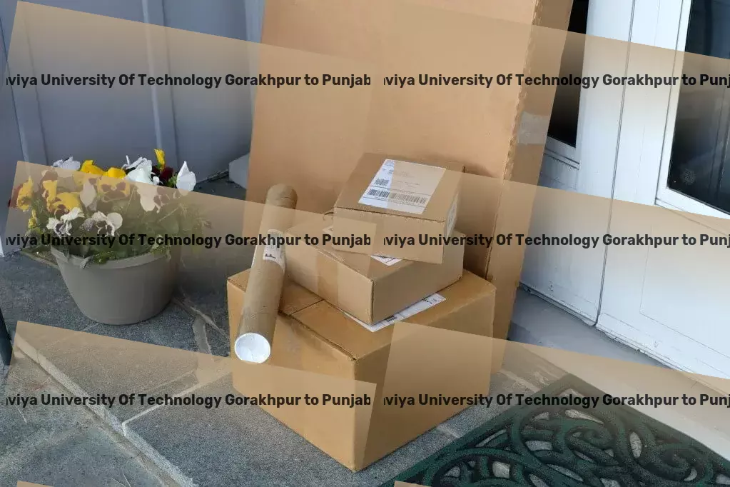 Madan Mohan Malaviya University Of Technology Gorakhpur to Punjab Transport Heavy load transport