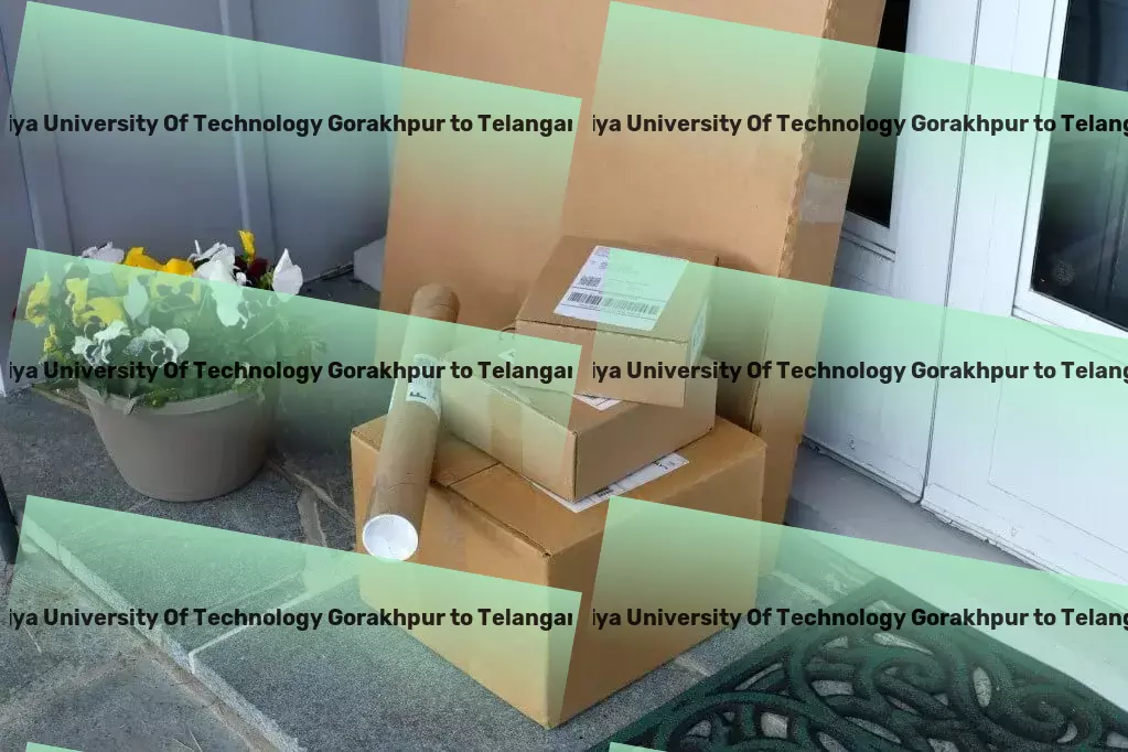 Madan Mohan Malaviya University Of Technology Gorakhpur to Telangana Transport Regional cargo forwarding