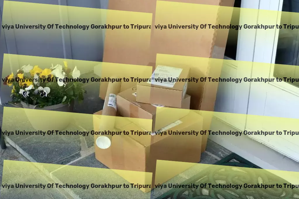 Madan Mohan Malaviya University Of Technology Gorakhpur to Tripura Transport Your best ally in navigating logistics hurdles! - Commercial cargo booking