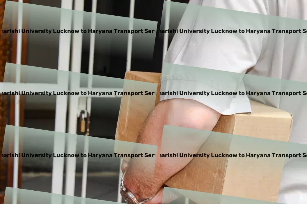 Maharishi University Lucknow to Haryana Transport Express movers services