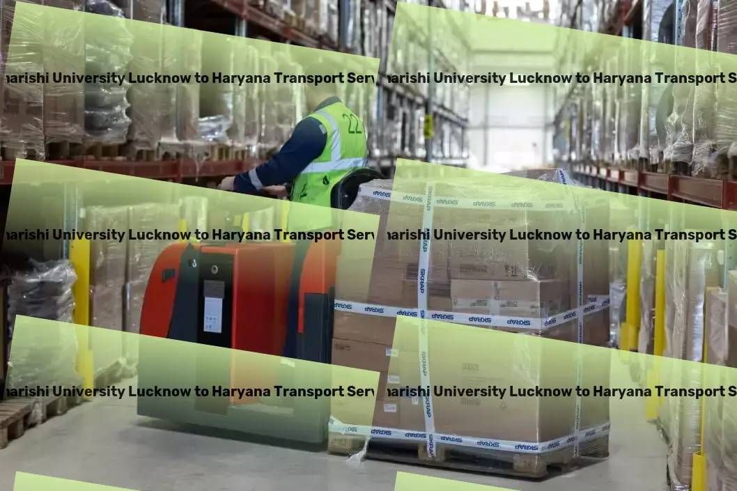 Maharishi University Lucknow to Haryana Transport Multi-regional goods services