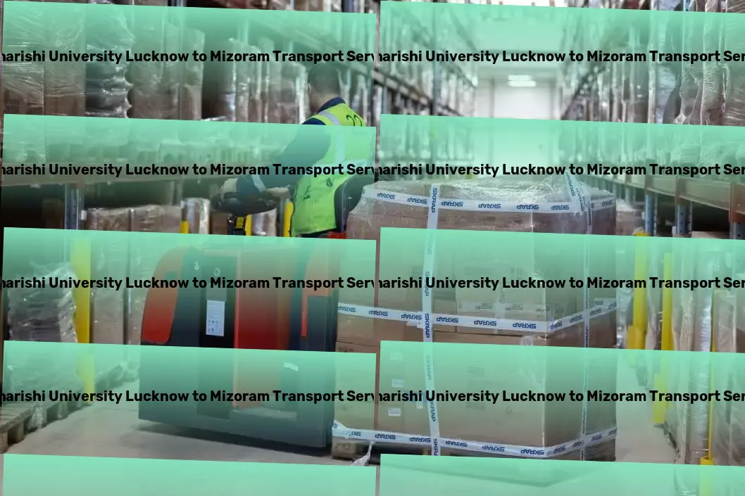 Maharishi University Lucknow to Mizoram Transport Nationwide transport networks