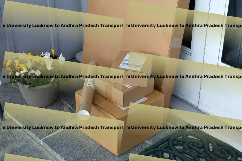 Maharishi University Lucknow to Andhra Pradesh Transport Heavy load freight logistics