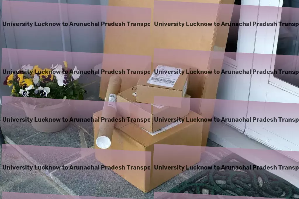 Maharishi University Lucknow to Arunachal Pradesh Transport Optimize your freight strategy with our insights and expertise! - Residential door delivery