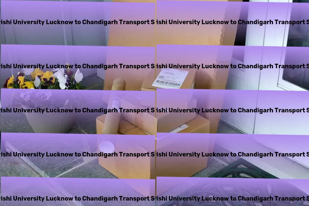 Maharishi University Lucknow to Chandigarh Transport Personalized package delivery