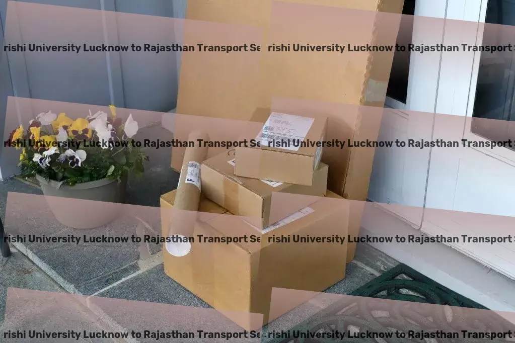 Maharishi University Lucknow to Rajasthan Transport Full-service logistics provider