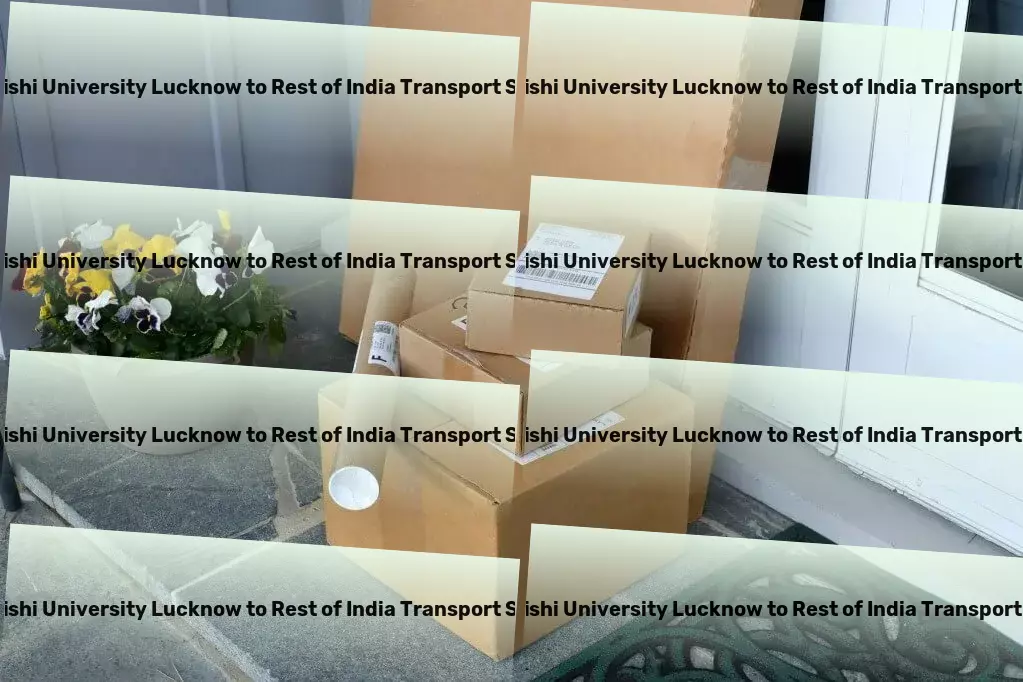 Maharishi University Lucknow to Rest Of India Transport High-speed shipping solutions