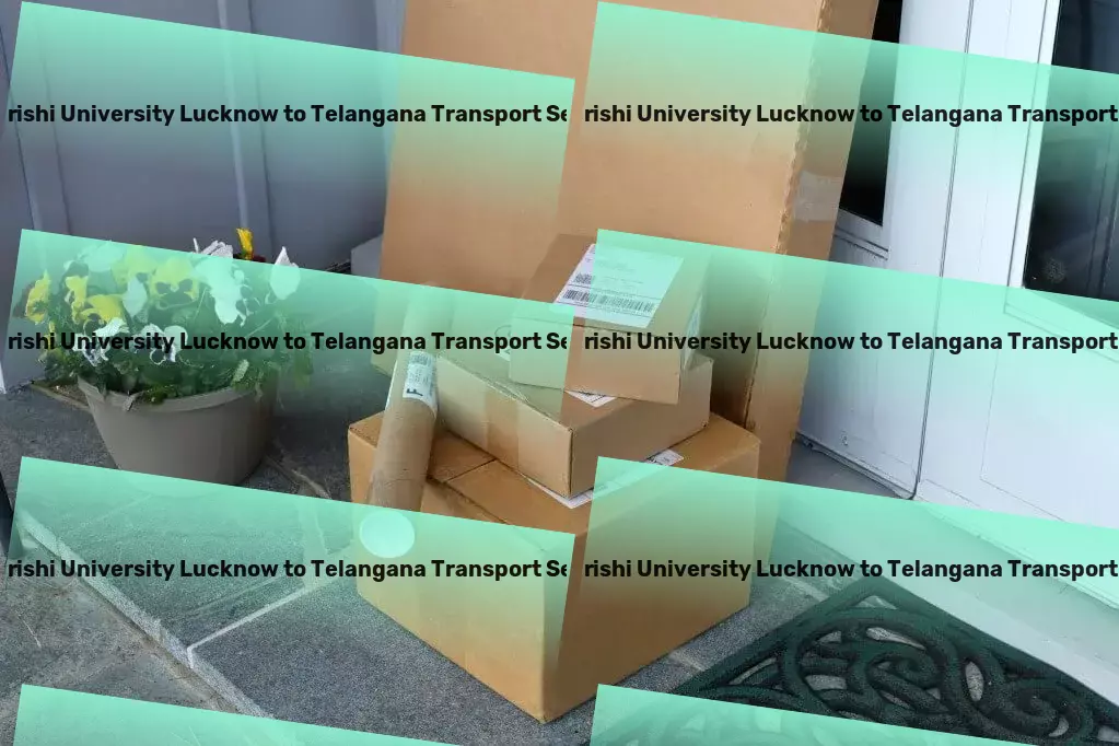 Maharishi University Lucknow to Telangana Transport Bridging gaps in Indian logistics seamlessly. - Transporter network services