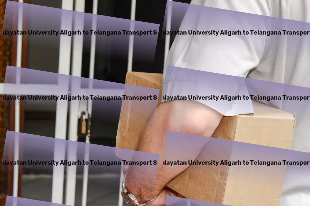 Mangalayatan University Aligarh to Telangana Transport Simplify your shipping process with our cutting-edge solutions! - Transport delivery services