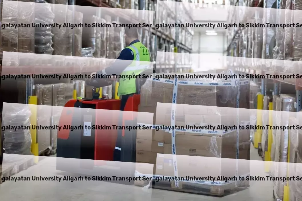 Mangalayatan University Aligarh to Sikkim Transport Customized logistic solutions carving paths across India! - Long haul transport