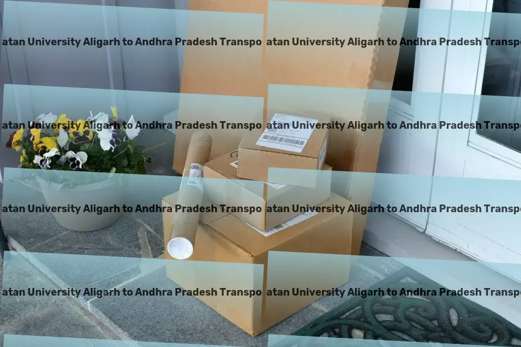 Mangalayatan University Aligarh to Andhra Pradesh Transport Full-scale cargo delivery