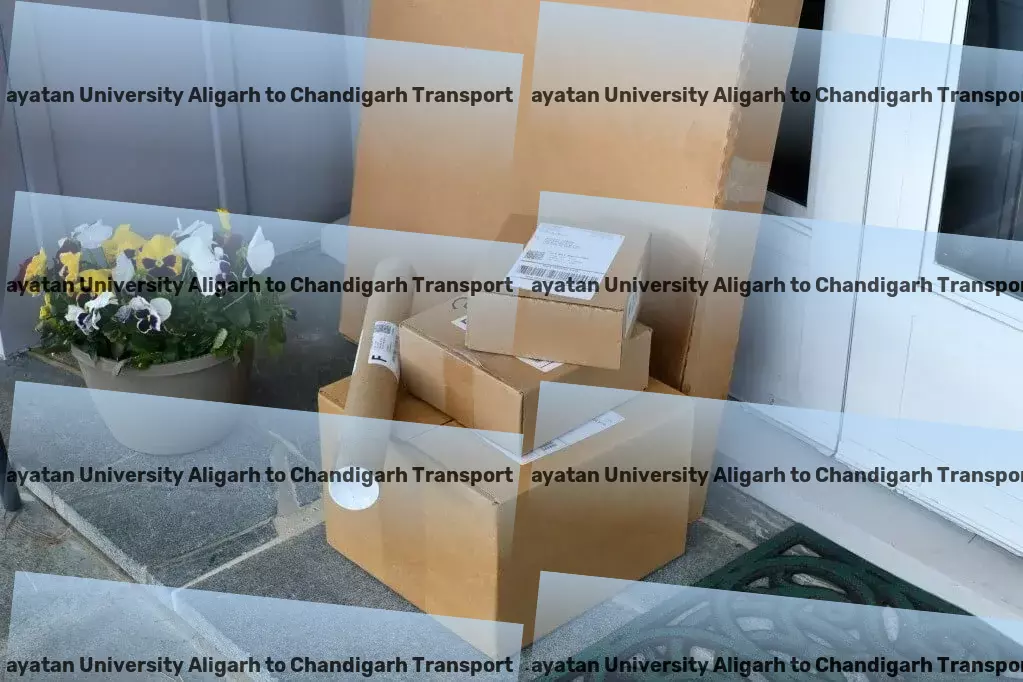 Mangalayatan University Aligarh to Chandigarh Transport Empowering your goods transportation with ease! - Expedited courier solutions