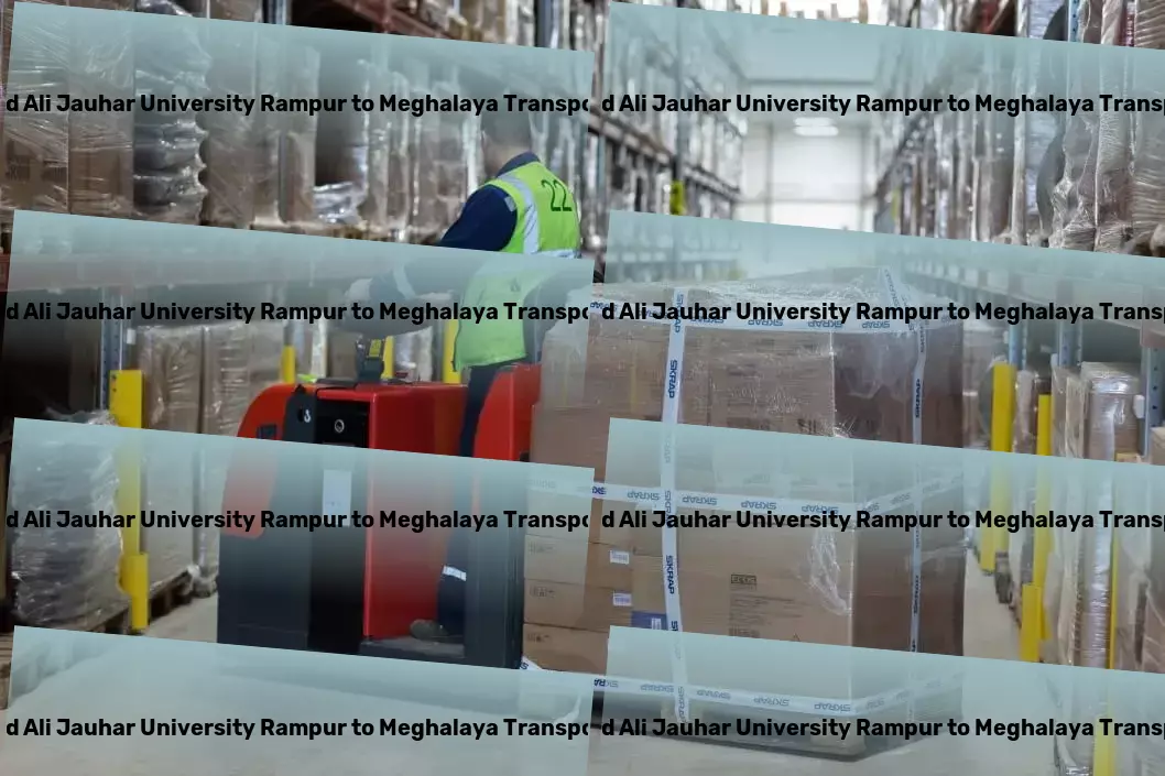 Mohammad Ali Jauhar University Rampur to Meghalaya Transport Full truckload shipping