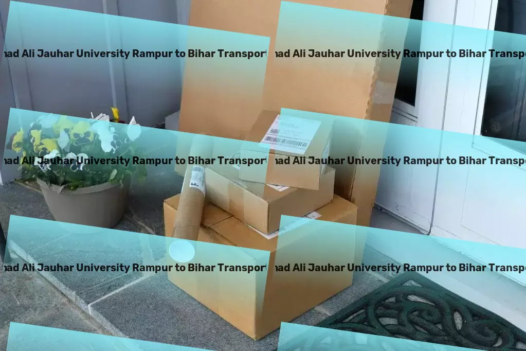 Mohammad Ali Jauhar University Rampur to Bihar Transport India's pathway to effortless and reliable goods transit! - Fast-moving goods services