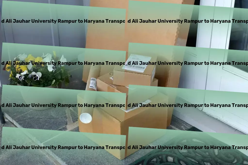 Mohammad Ali Jauhar University Rampur to Haryana Transport Rapid freight services