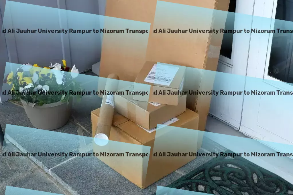 Mohammad Ali Jauhar University Rampur to Mizoram Transport Efficient goods relocation