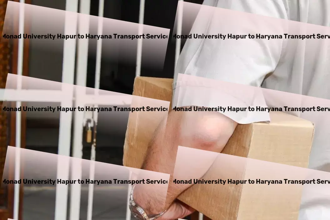 Monad University Hapur to Haryana Transport Integrated transport services