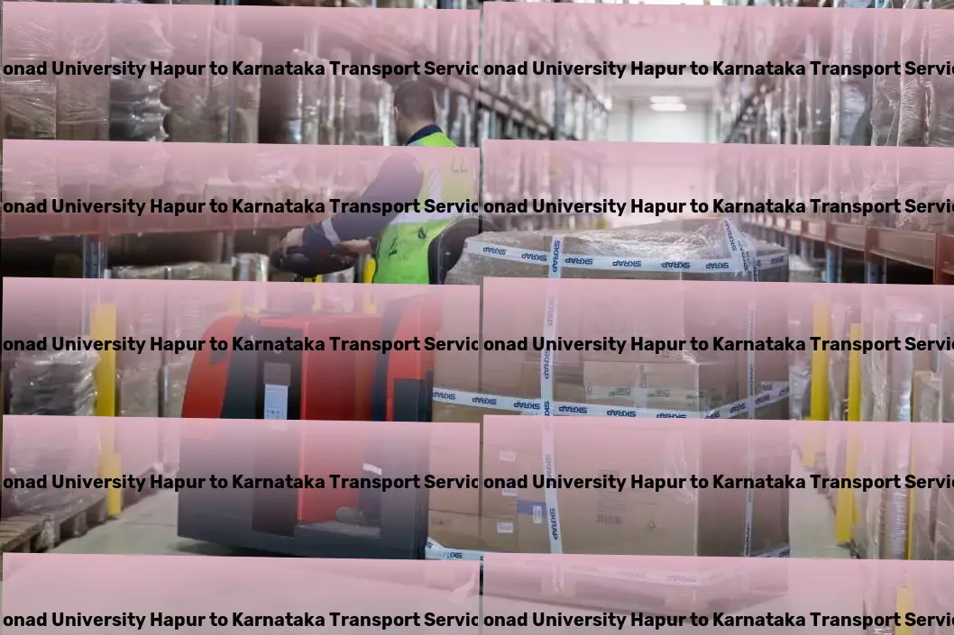 Monad University Hapur to Karnataka Transport Simplify your shipping process with our cutting-edge solutions! - Road-based freight services