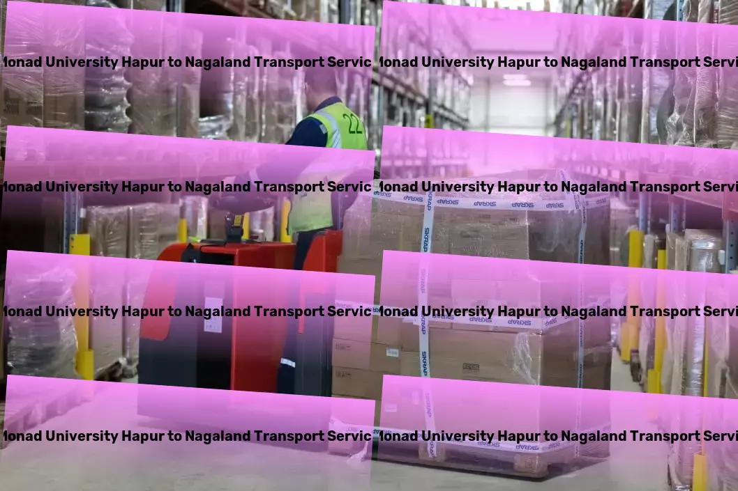 Monad University Hapur to Nagaland Transport Precision and efficiency: Our promise for your logistics in India. - Full-service freight and shipment