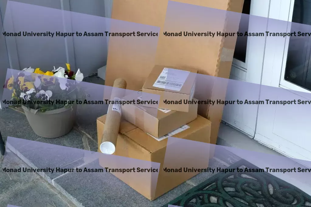 Monad University Hapur to Assam Transport Professional package services