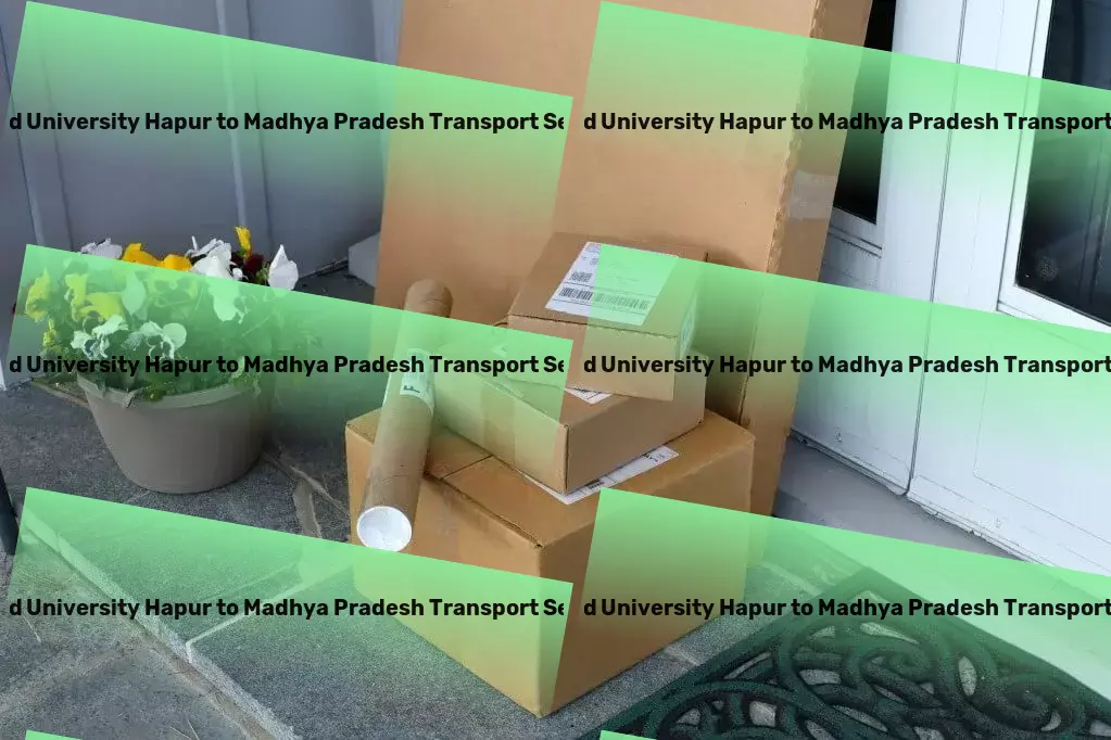 Monad University Hapur to Madhya Pradesh Transport Quick furniture relocation