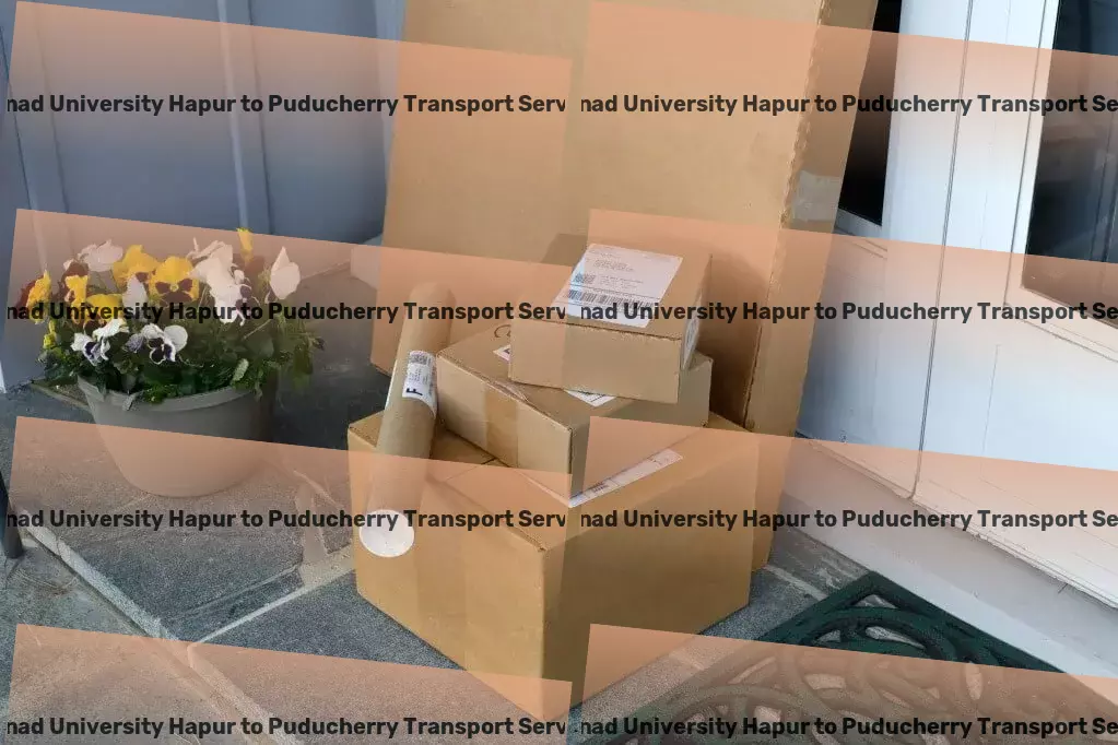 Monad University Hapur to Puducherry Transport International freight logistics