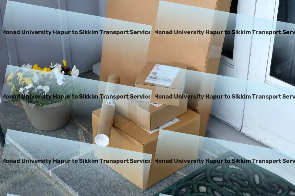 Monad University Hapur to Sikkim Transport A seamless link between goods and destinations in India! - High-capacity freight transport