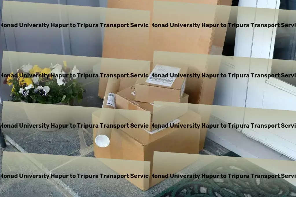 Monad University Hapur to Tripura Transport Efficiently connecting markets within India through premier logistics! - Efficient cargo moving solutions