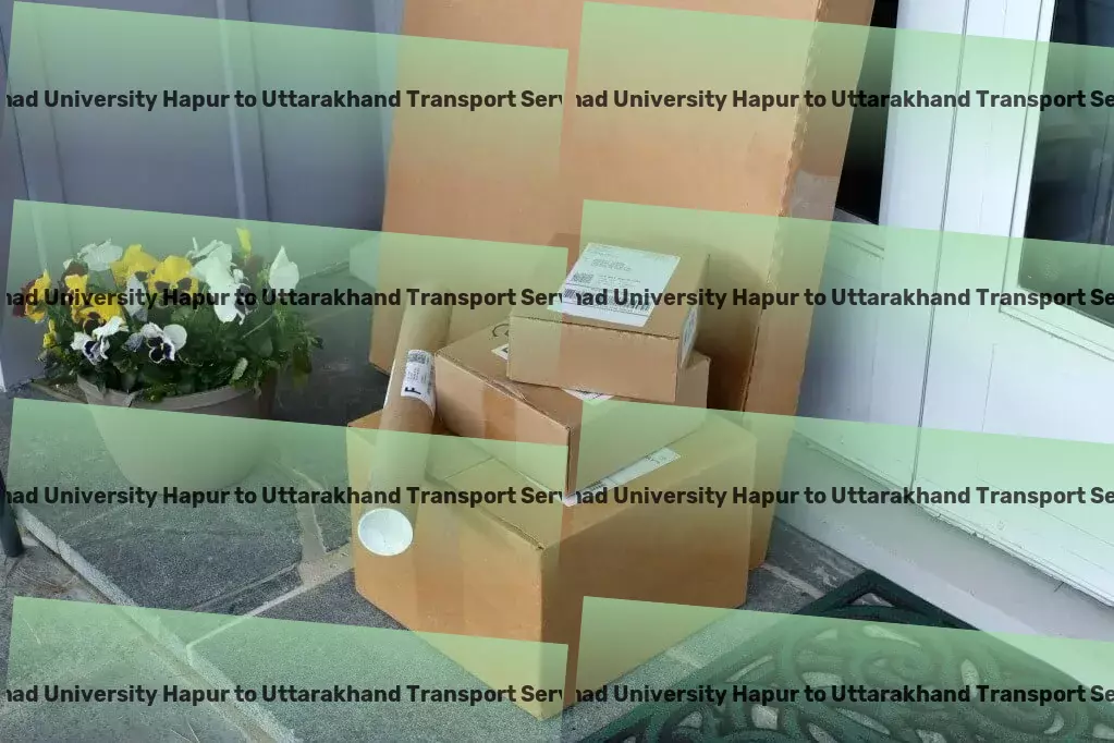 Monad University Hapur to Uttarakhand Transport `Redefine efficiency with our advanced transport technologies in India. - Large item courier services