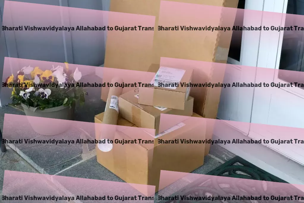 Nehru Gram Bharati Vishwavidyalaya Allahabad to Gujarat Transport A revolution in the logistics industry awaits you! - Large package delivery