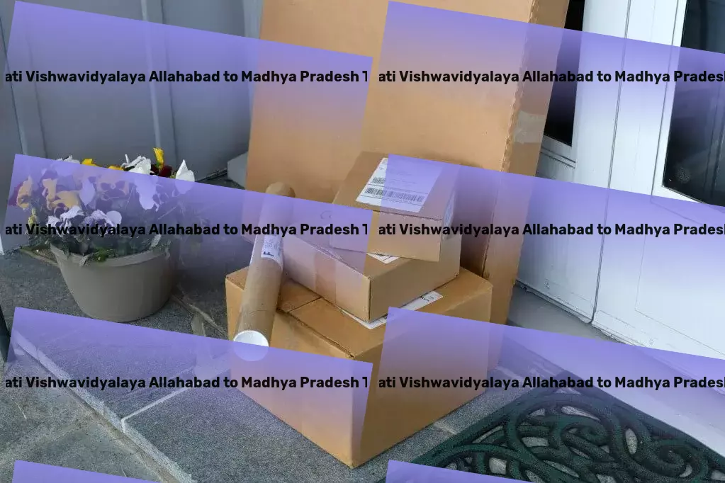 Nehru Gram Bharati Vishwavidyalaya Allahabad to Madhya Pradesh Transport Professional goods shipment services