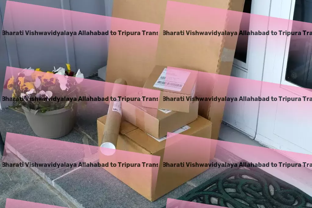 Nehru Gram Bharati Vishwavidyalaya Allahabad to Tripura Transport Commercial truckload shipping