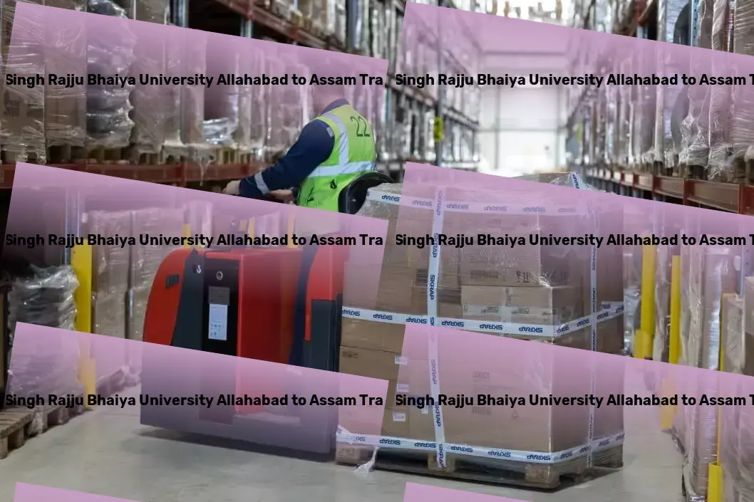 Prof Rajendra Singh Rajju Bhaiya University Allahabad to Assam Transport Expertise in logistics that you can trust! - Custom freight services