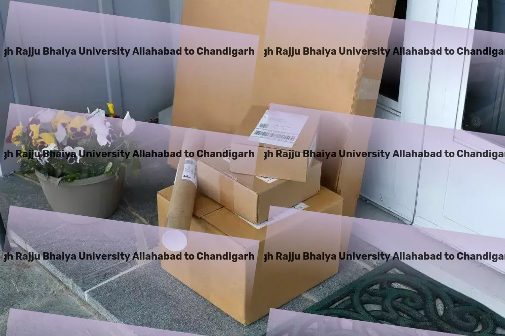 Prof Rajendra Singh Rajju Bhaiya University Allahabad to Chandigarh Transport Warehouse logistics